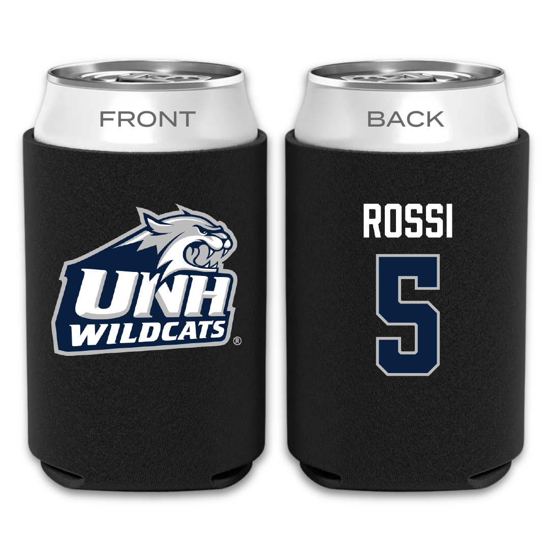 University of New Hampshire Ice Hockey (W) Black Can Cooler - #5 Nina Rossi