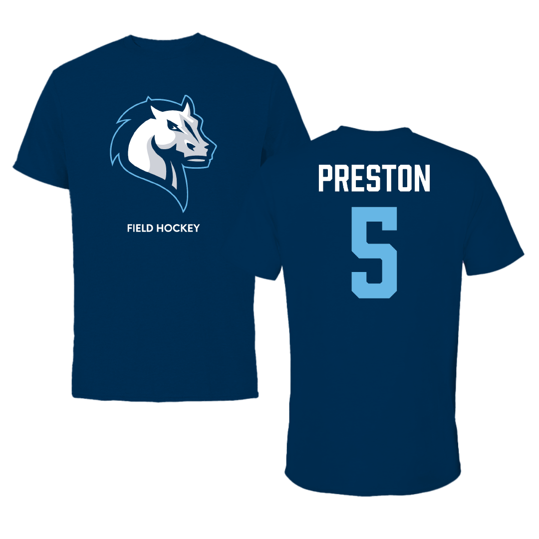 Mercy University Field Hockey (W) Navy Performance Tee - #5 Madison Preston