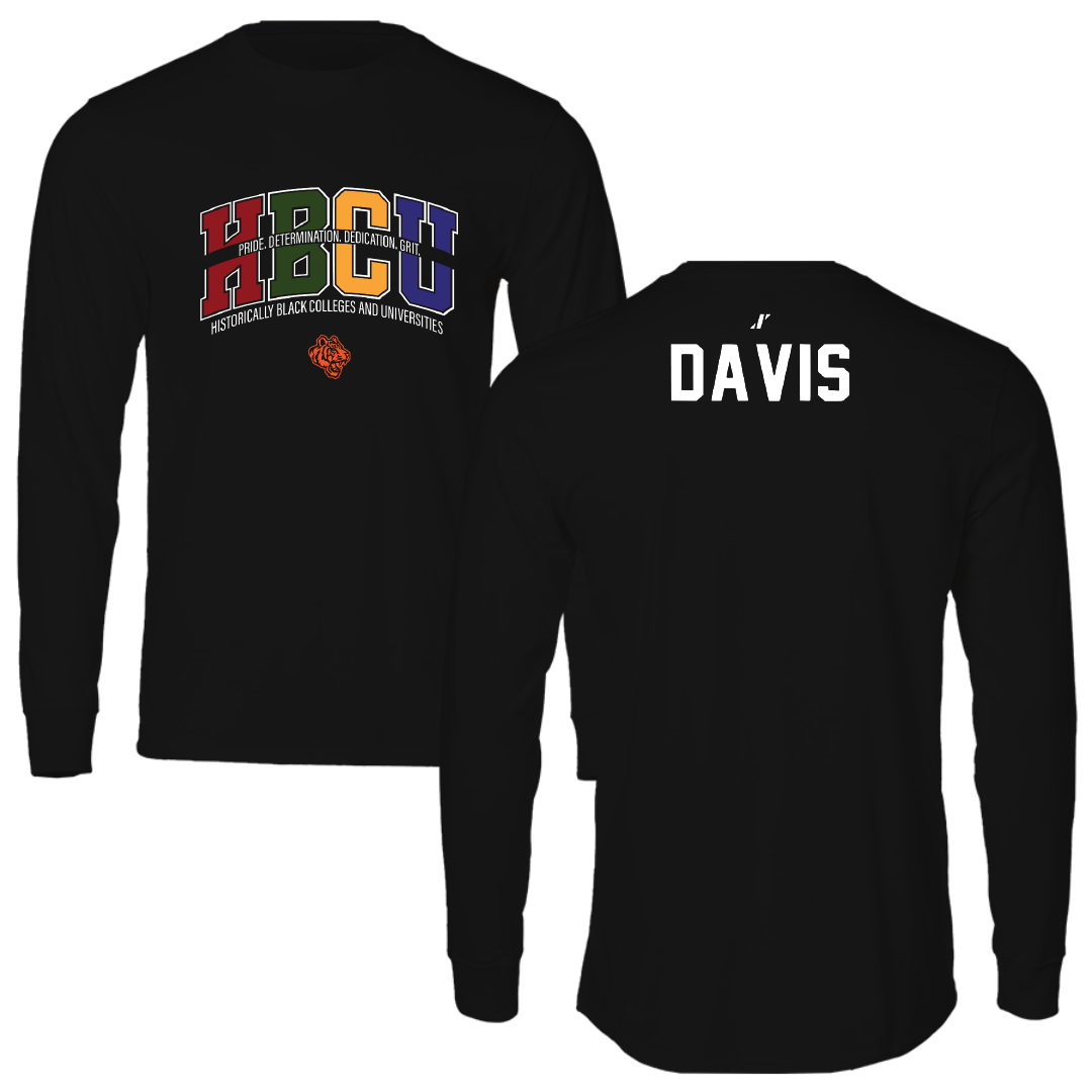 Savannah State University TF and XC Black HBCU Long Sleeve - Kajuan Davis
