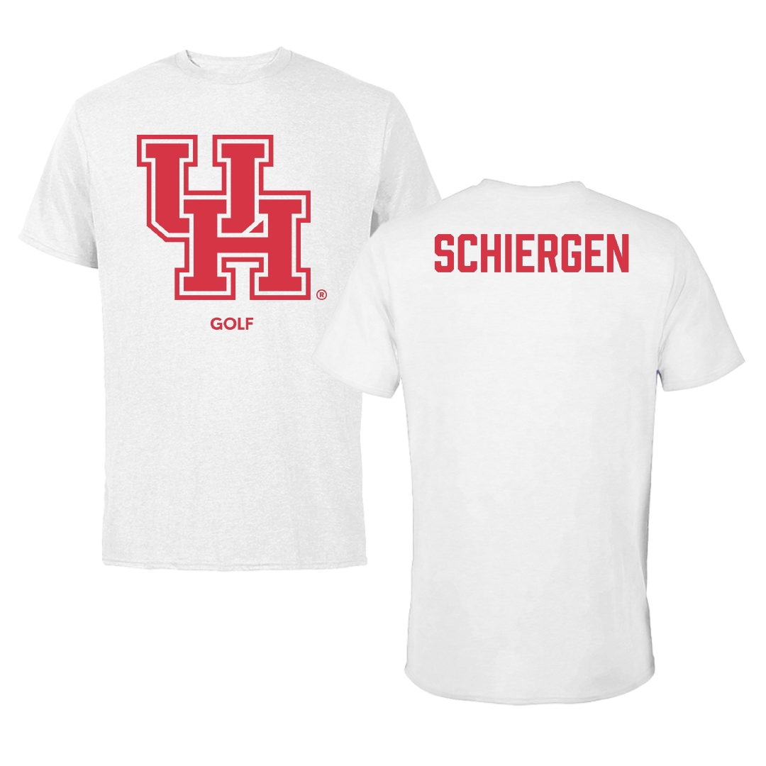University of Houston Golf (M) White Tee - Laurenz Schiergen