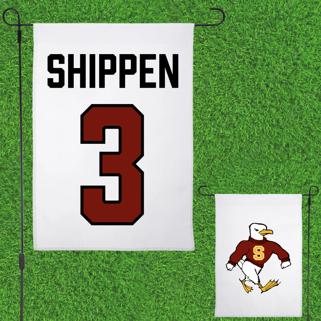 Salisbury University Basketball (M) White Garden Flag - #3 Jaylen Shippen