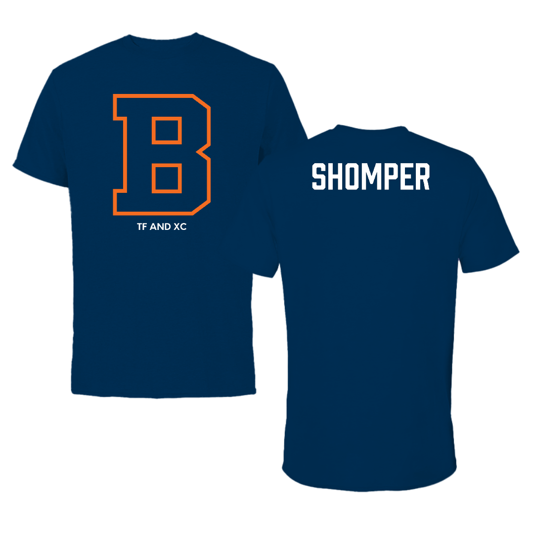Bucknell University TF and XC Navy Tee - Wade Shomper