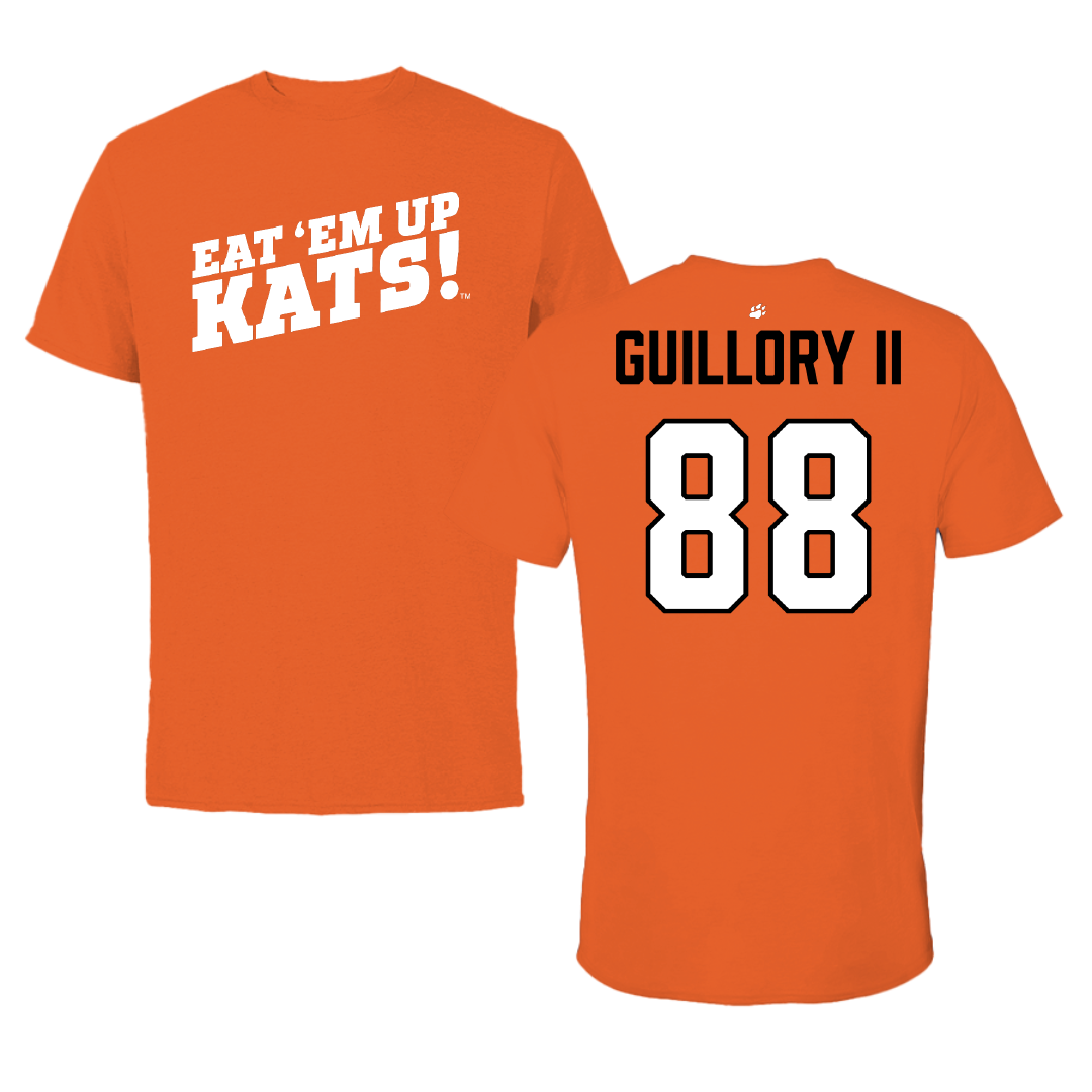 Sam Houston State University Football Orange Tee - #88 Terrence Guillory II