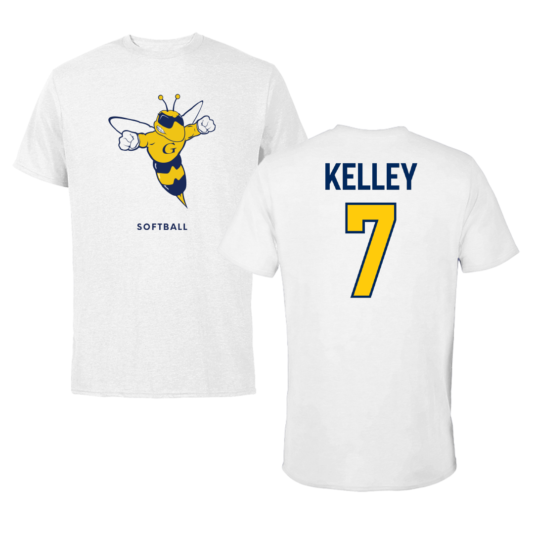 Graceland University Softball White Tee - #7 McKenna Kelley