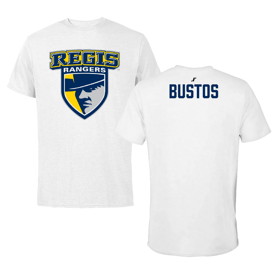 Regis University (Colorado) TF and XC White Tee - Valeria Bustos
