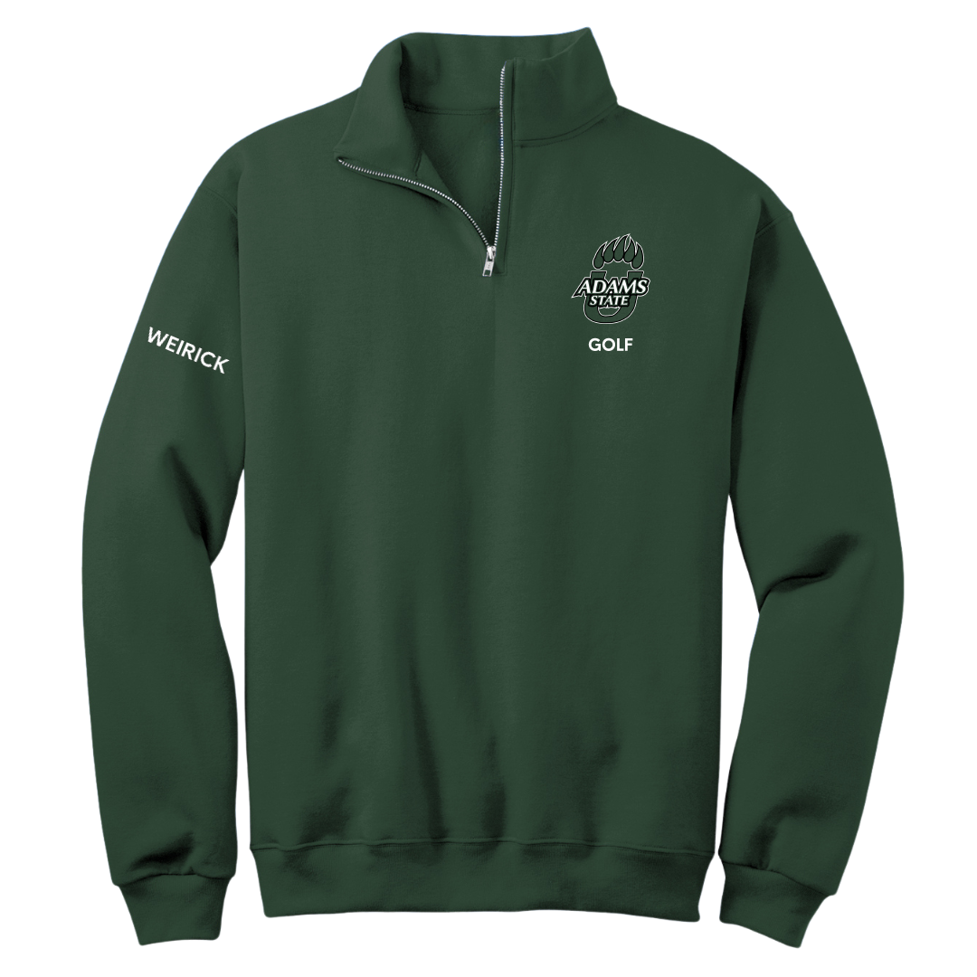 Adams State University Golf (W) Forest Green Quarter-Zip - Keona Weirick