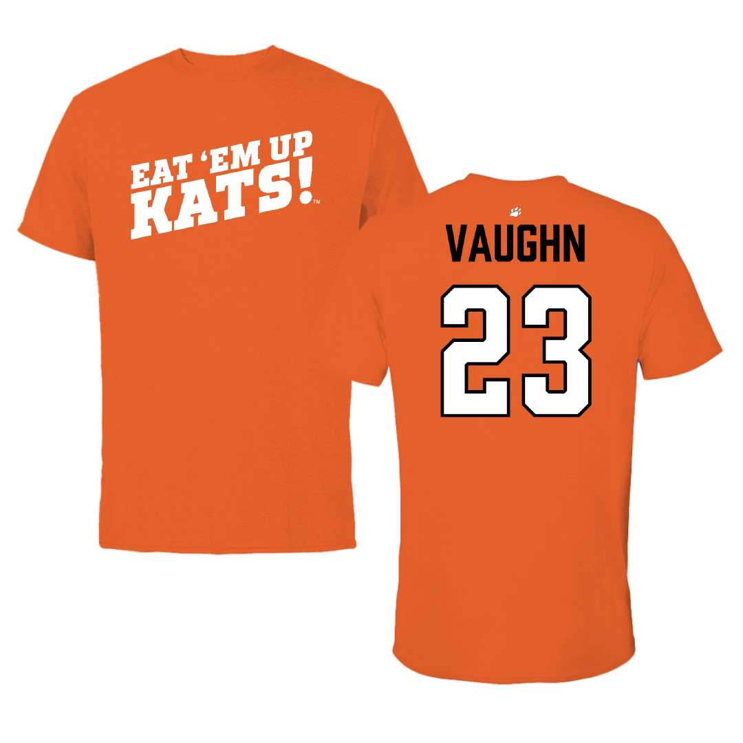 Sam Houston State University Soccer (W) Orange Performance Tee - #23 Kelsey Vaughn