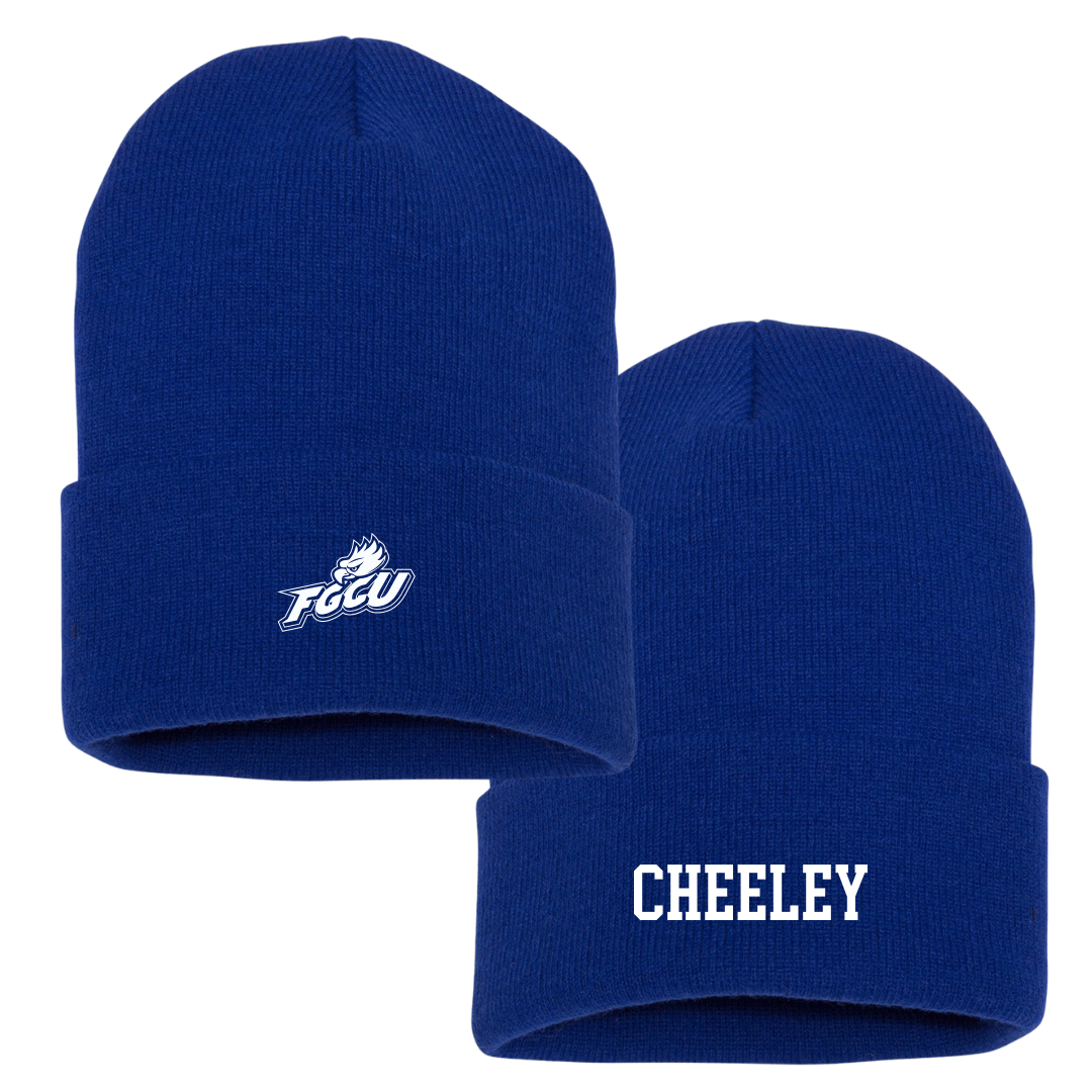 Florida Gulf Coast University Baseball Blue Beanie - #44 Dylan Cheeley
