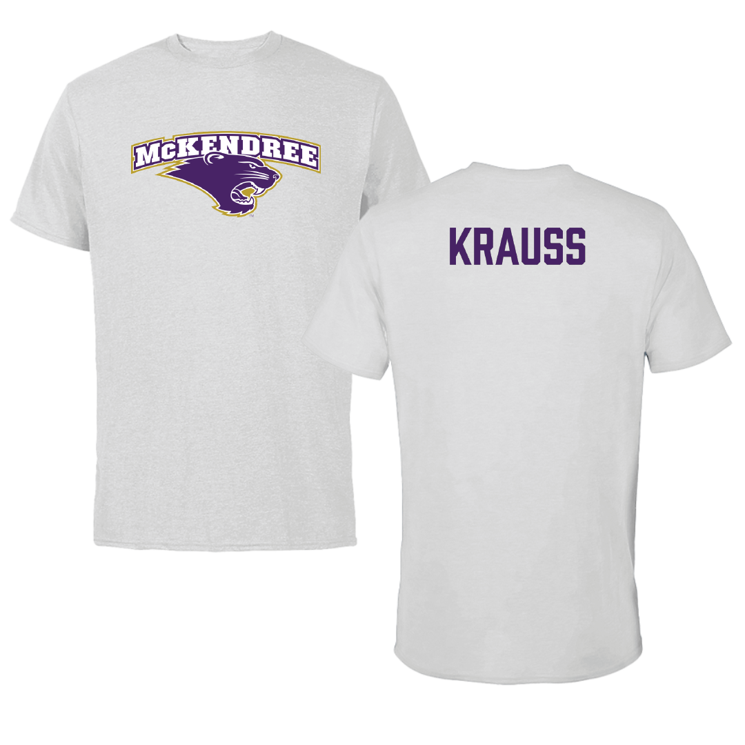McKendree University Wrestling Light Gray Performance Tee - Lydia Krauss