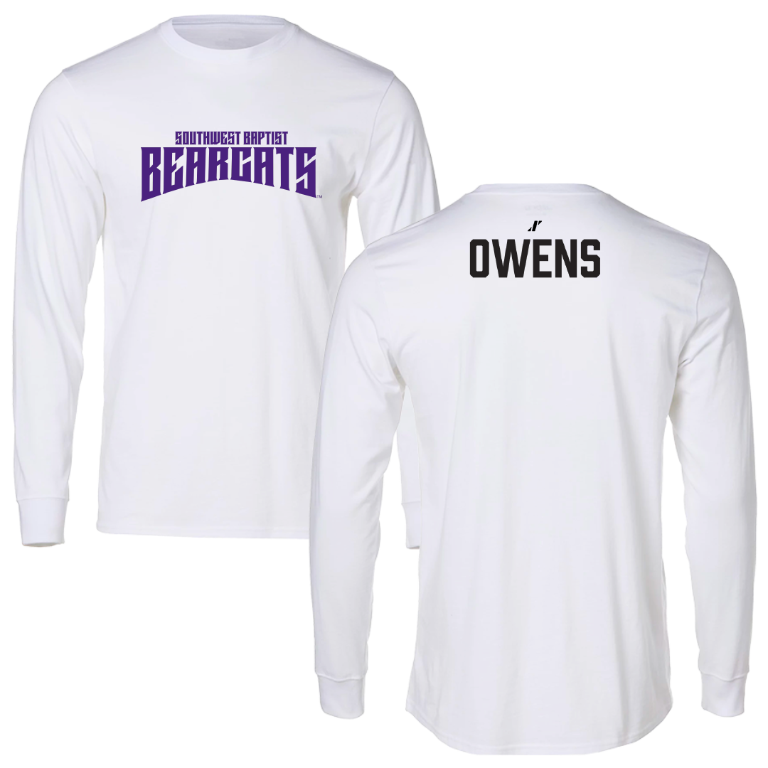 Southwest Baptist University Football White Classic Performance Long Sleeve - Cooper Owens
