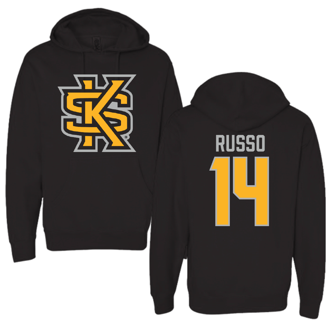 Kennesaw State University Softball Black Hoodie - #14 Alexandra Russo