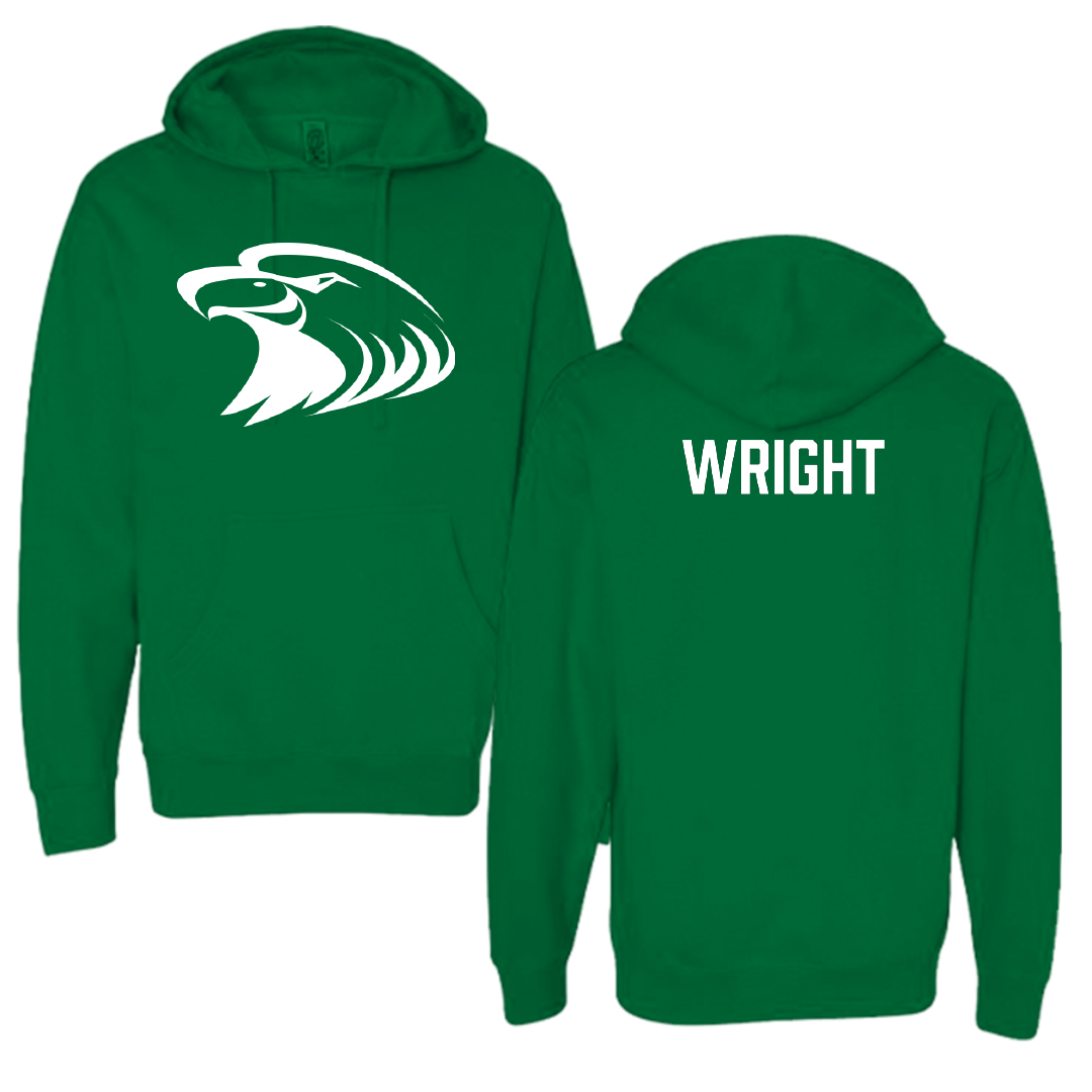 Central Methodist University Wrestling Green Hoodie - Jared Wright