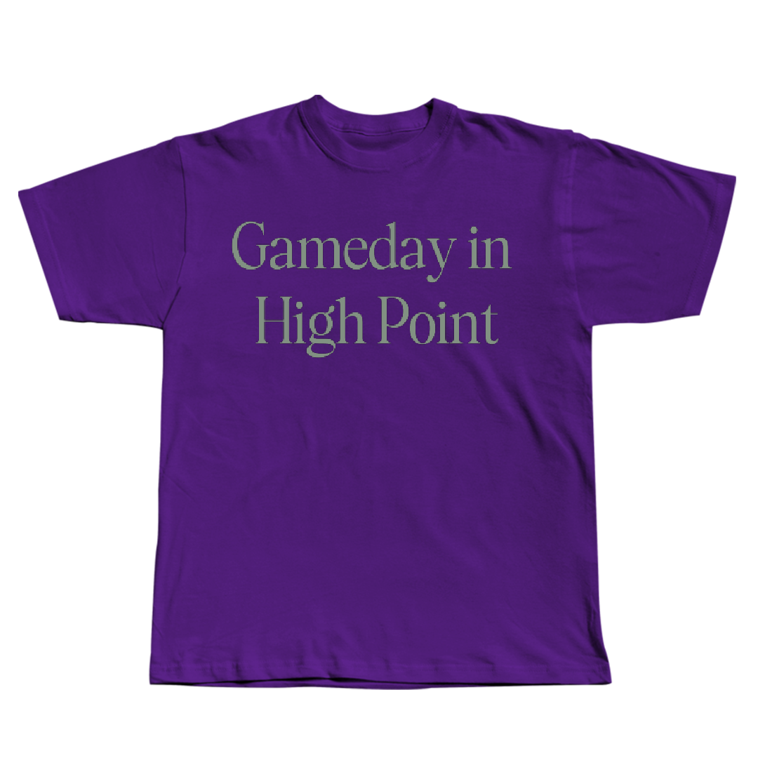 High Point University Cheer Purple Gameday Tee - Jamyah Argeyo