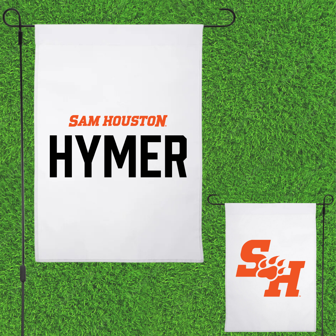Sam Houston State University Golf (M) White Garden Flag - Jackson Hymer