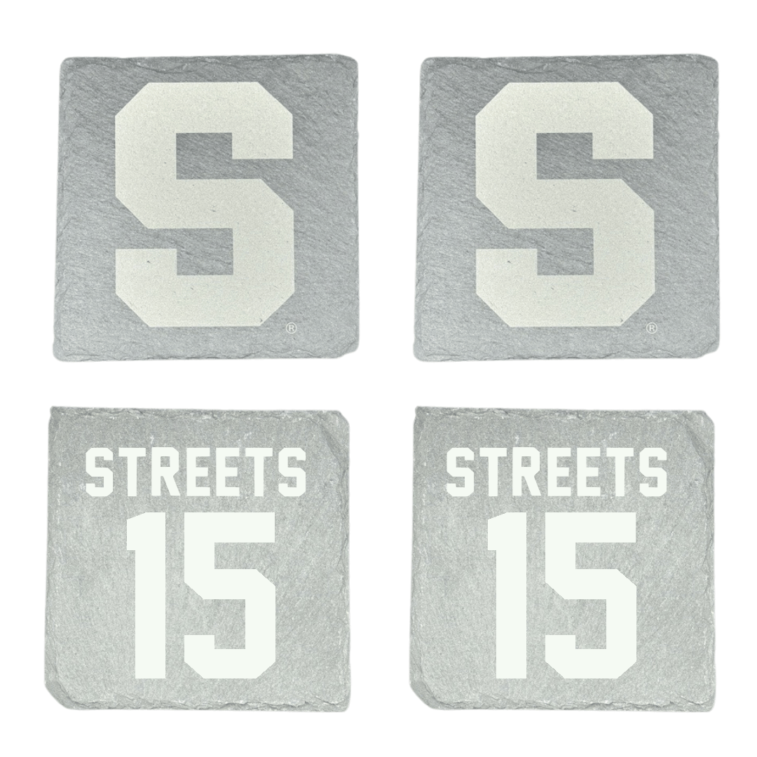 Syracuse University Soccer (W) Stone Coaster (4 Pack)  - #15 Emery Streets