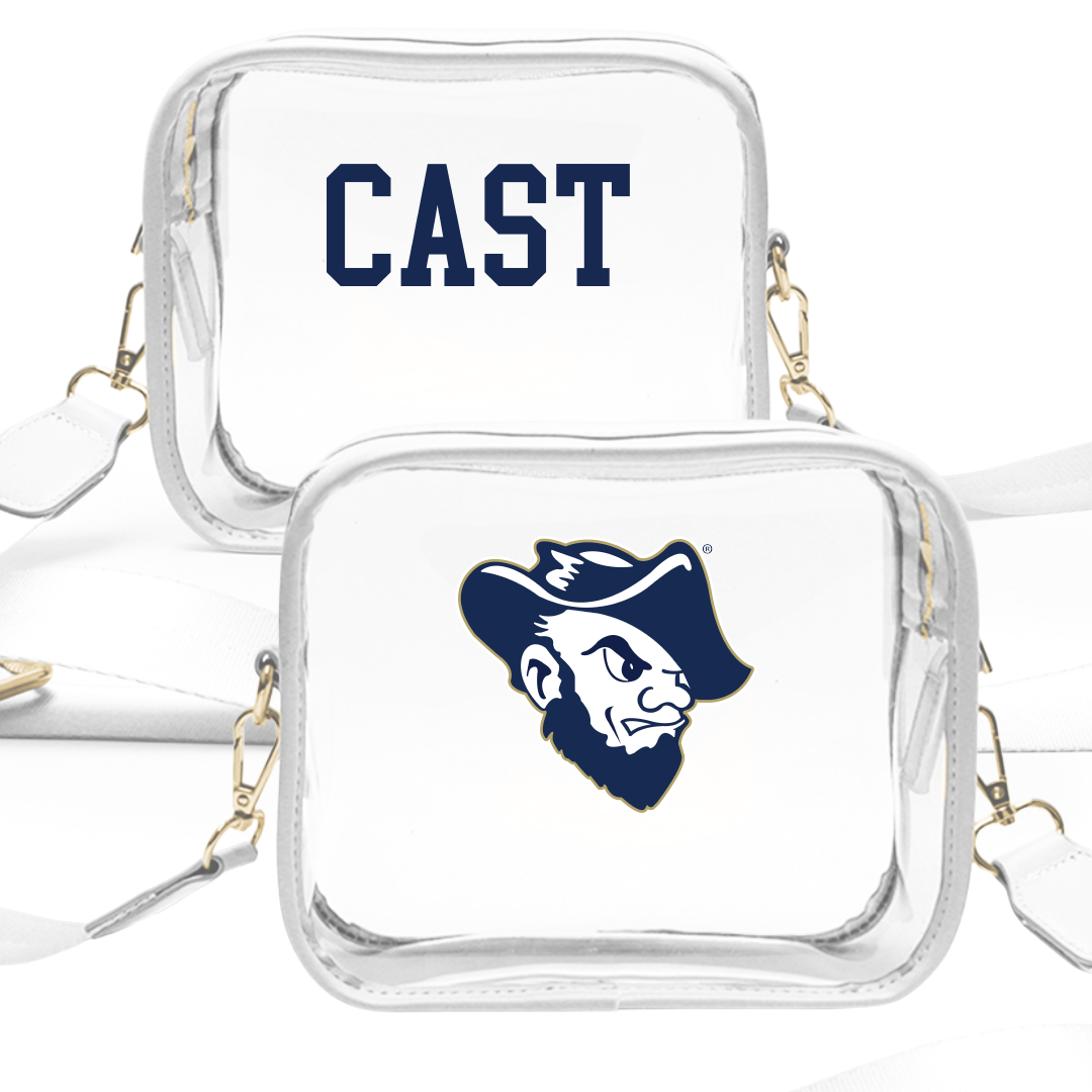 South Dakota Mines TF and XC White Clear Stadium Bag - Peyton Cast