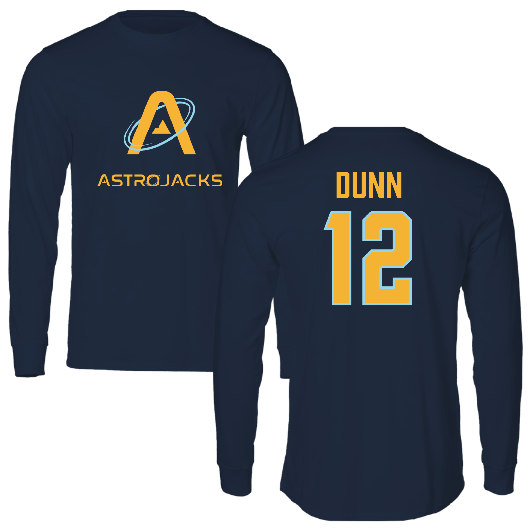 Basketball Navy BB Astrojacks Performance Long Sleeve - #12 Addison Dunn
