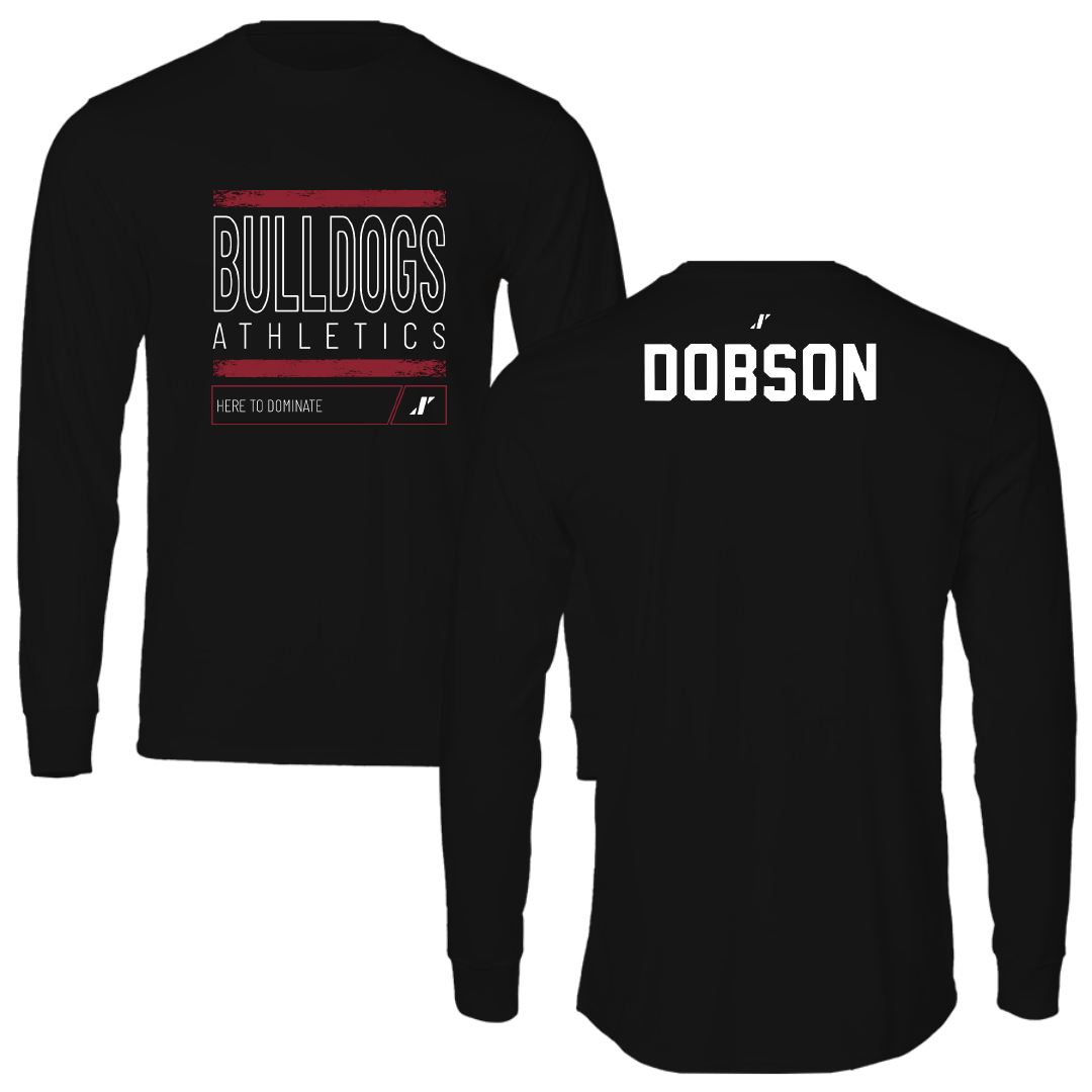 Dean College Golf Black Dominate Performance Long Sleeve - Lillian Dobson