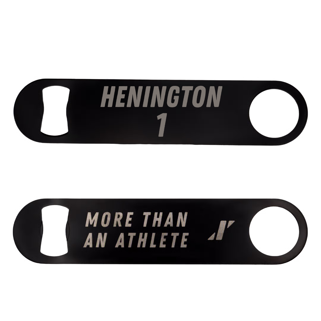 Baseball Black Bottle Opener - #1 Kyle Henington