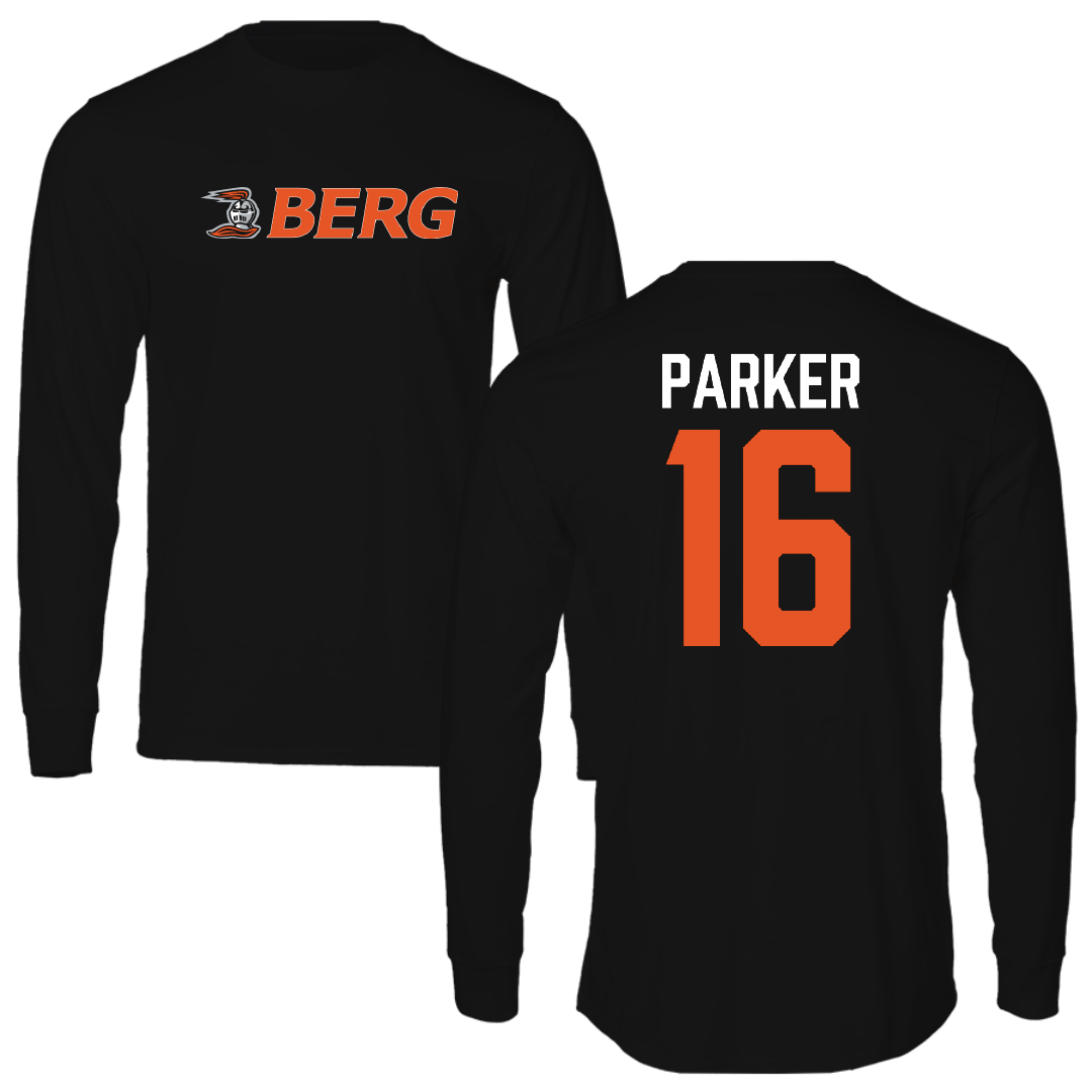 Heidelberg University Lacrosse Black Performance Long Sleeve - #16 Colin Parker