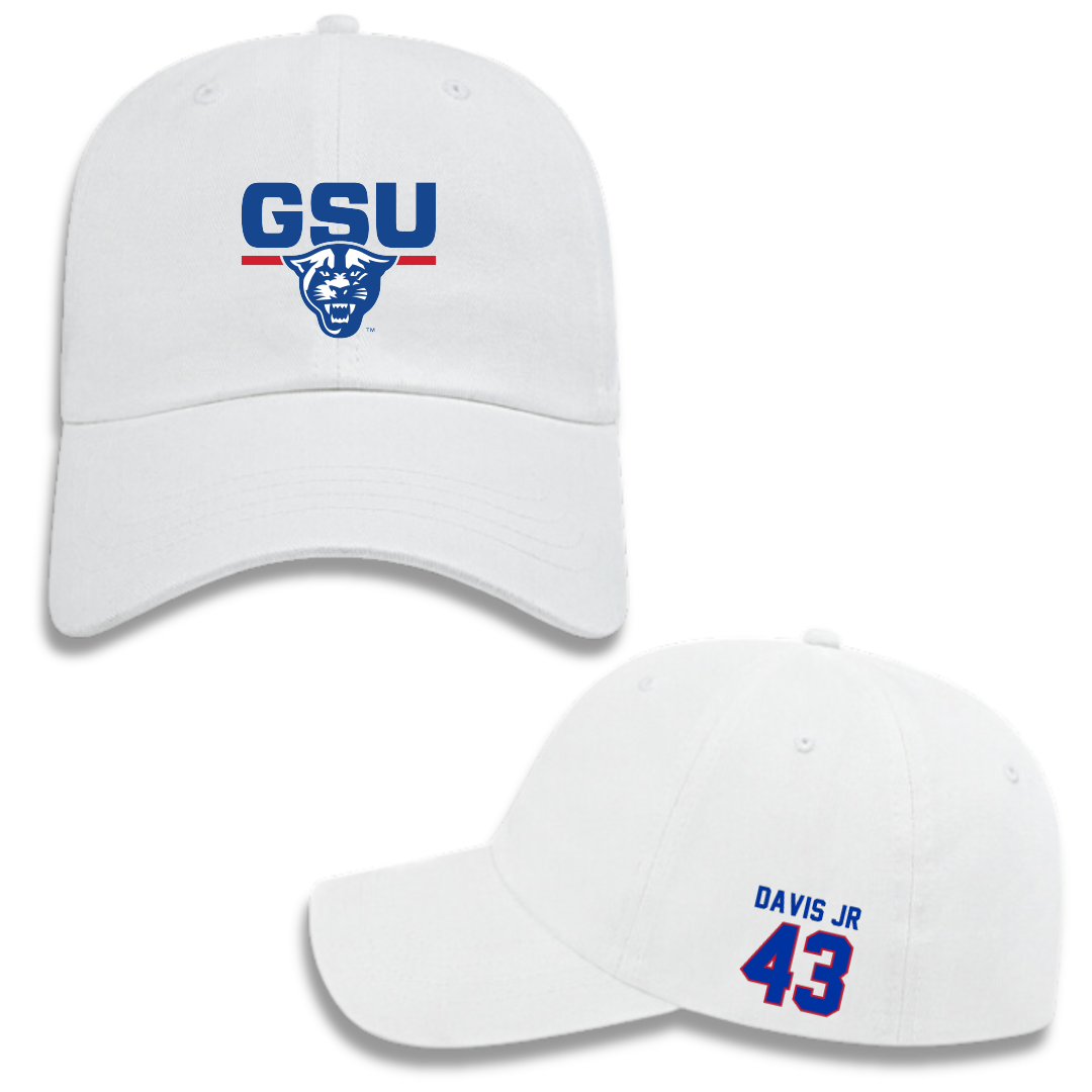 Georgia State University Football White Hat - #43 Chris Davis Jr