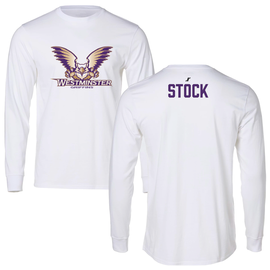 Westminster University (Utah) TF and XC White Performance Long Sleeve - James Stock