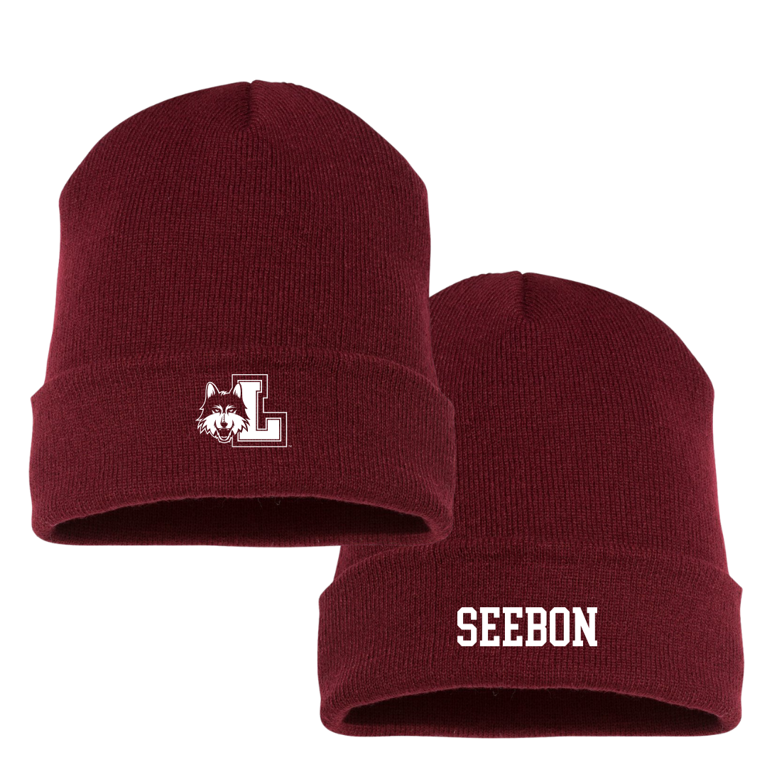 Loyola University-Chicago TF and XC Maroon Beanie - Eileen Seebon