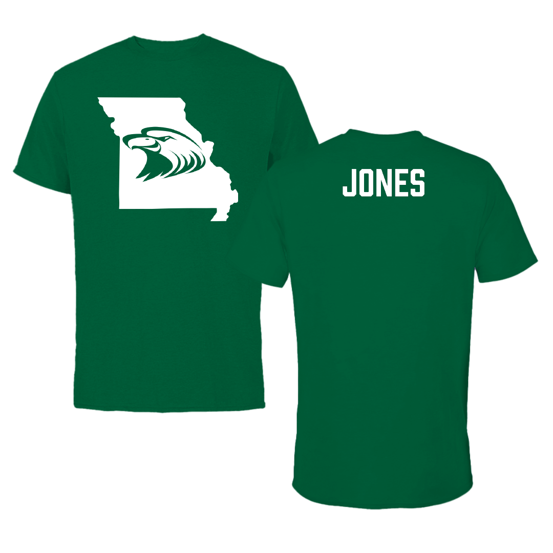 Central Methodist University TF and XC Green State Tee - Zaria Jones