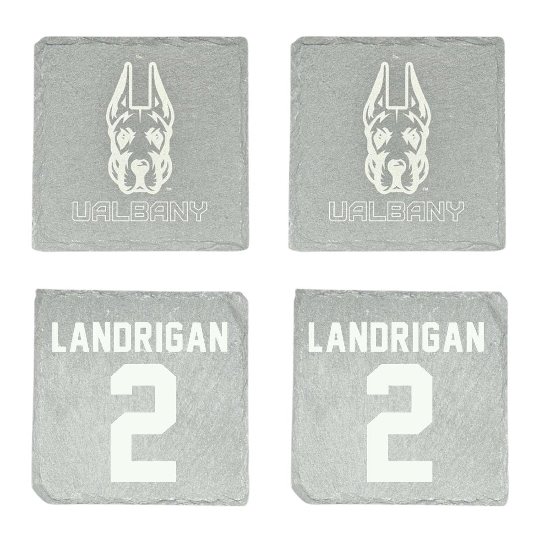 University at Albany Lacrosse Stone Coaster (4 Pack)  - #2 Kennedi Landrigan