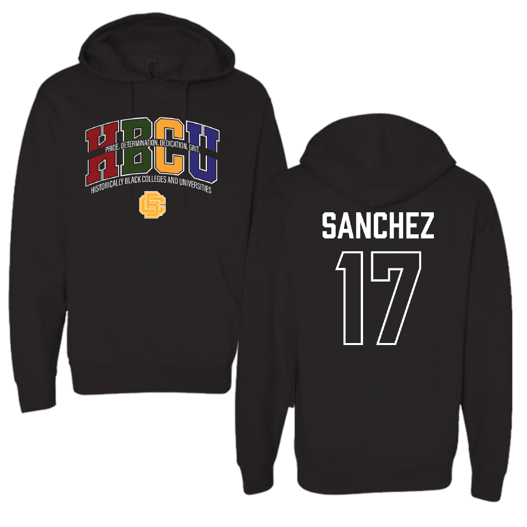 Bethune-Cookman University Baseball Black HBCU Hoodie - #17 Edwin Sanchez