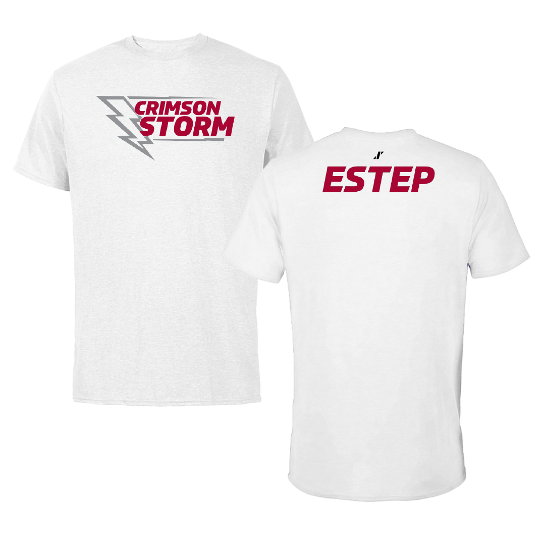 Southern Nazarene University TF and XC White Performance Tee - Olivia Estep
