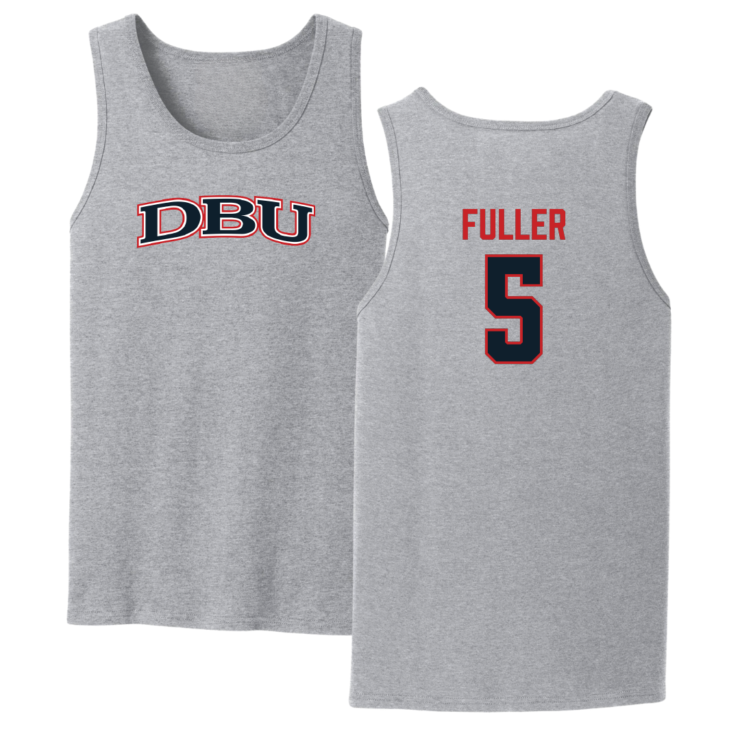 Dallas Baptist University Volleyball Sport Gray Tank Top - #5 Delaney Fuller
