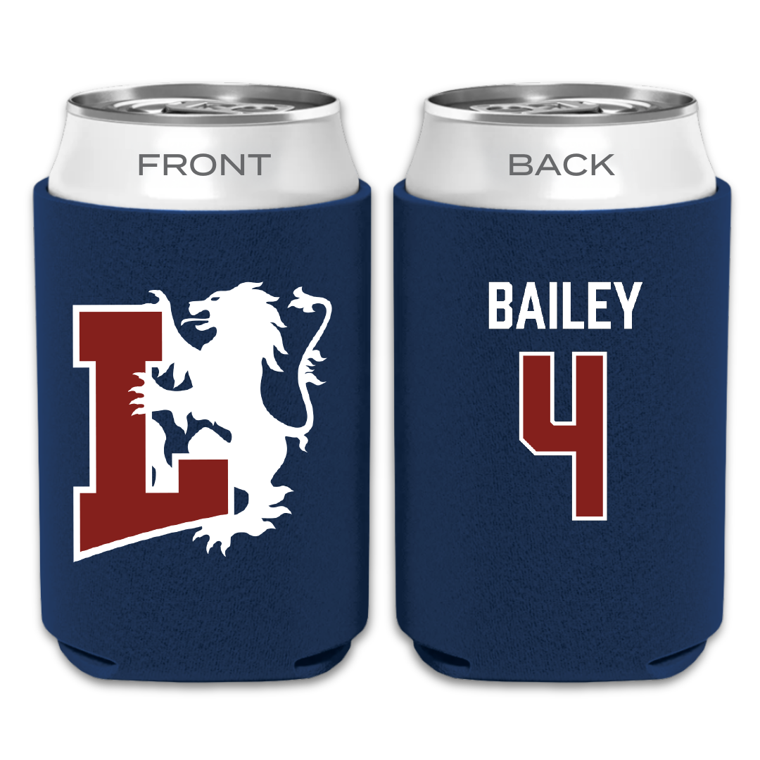 Lyon College Baseball Navy Can Cooler - #4 Brody Bailey