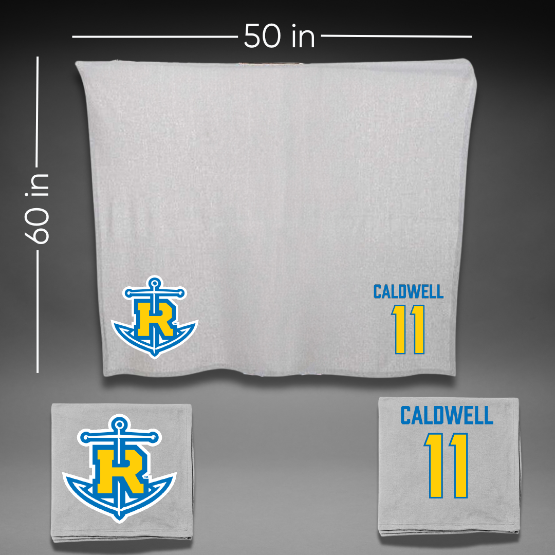 Rollins College Softball Gray Blanket - #11 Jenna Caldwell