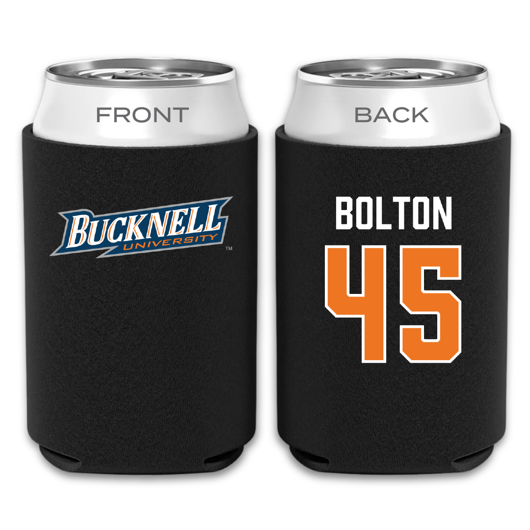 Bucknell University Football Black Can Cooler - #45 Cooper Bolton