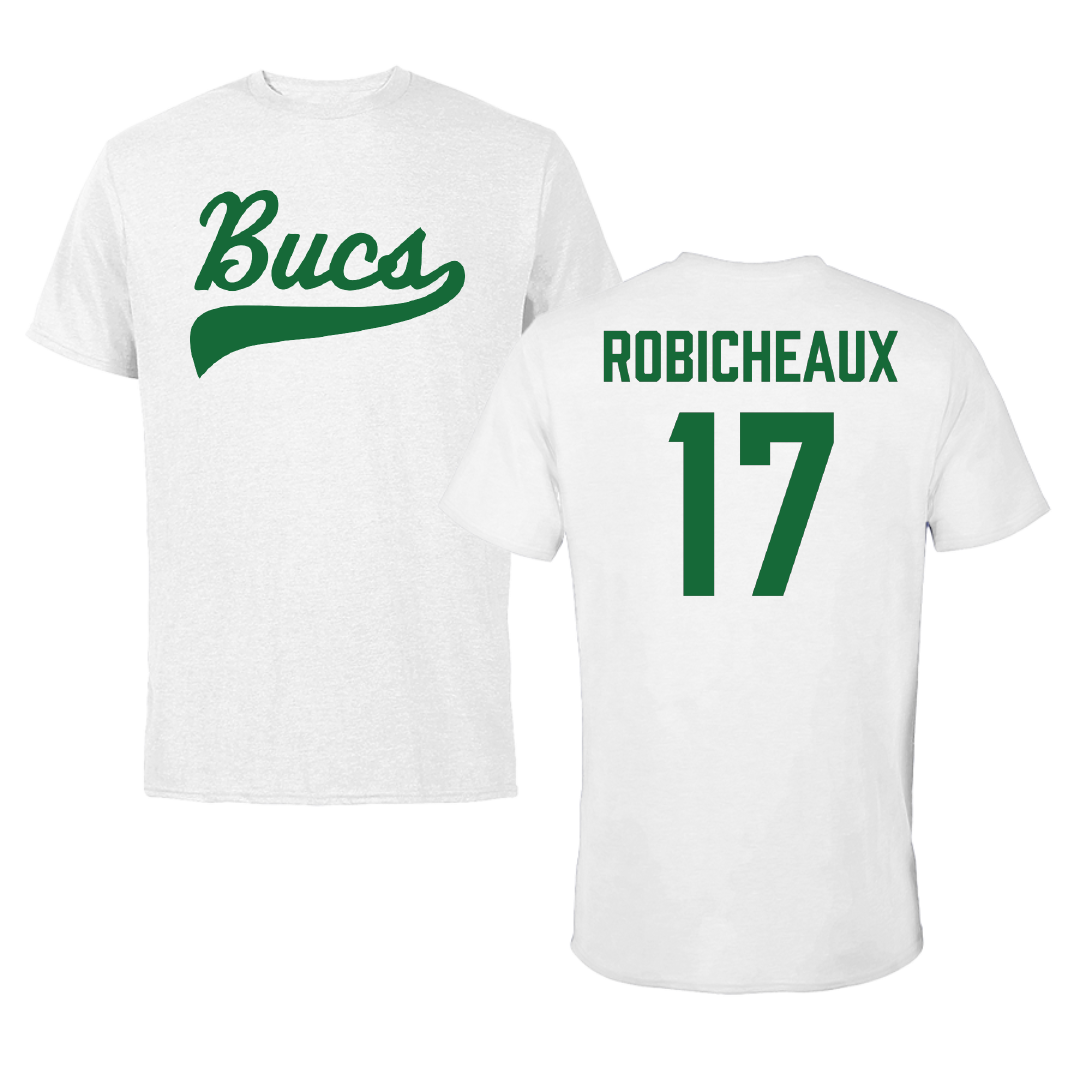 Shelton State Community College Baseball White Tee - #17 John Robicheaux