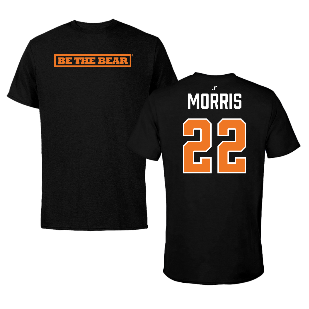 Mercer University Softball Black Performance Tee - #22 Ella Morris