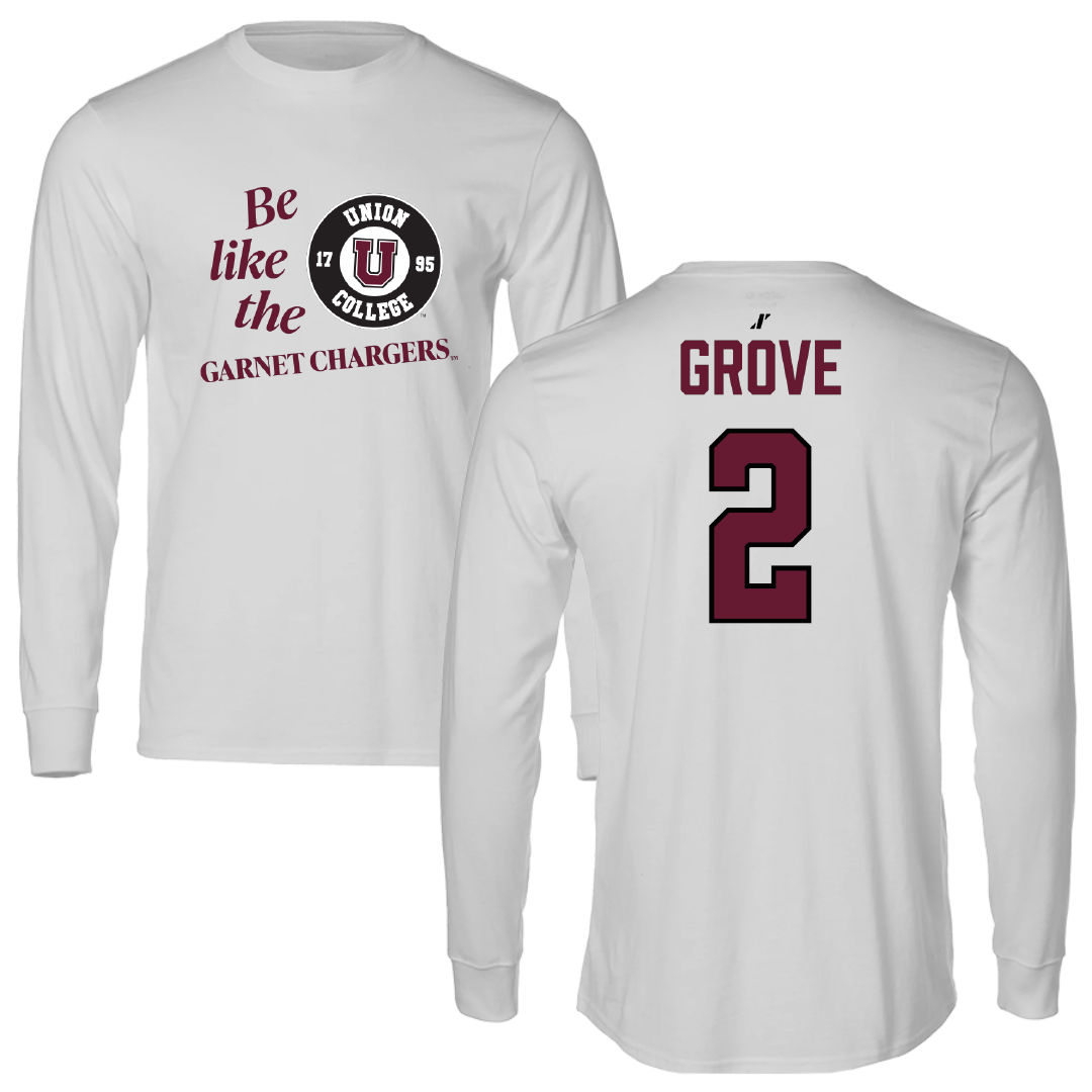 Union College Basketball Light Gray Be Like Us Long Sleeve - #2 Allison Grove