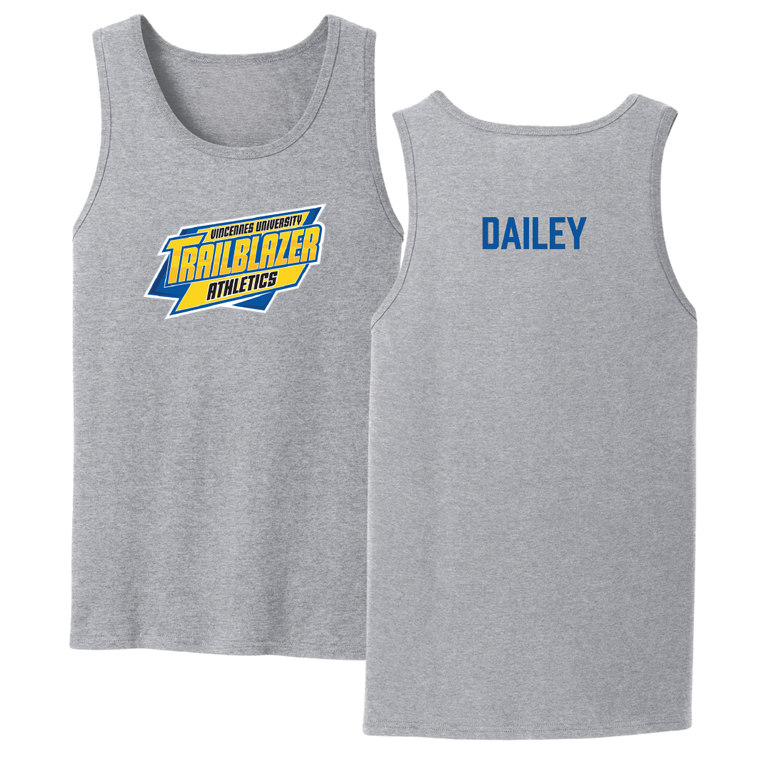 Vincennes University TF and XC Sport Gray Tank Top - Evan Dailey
