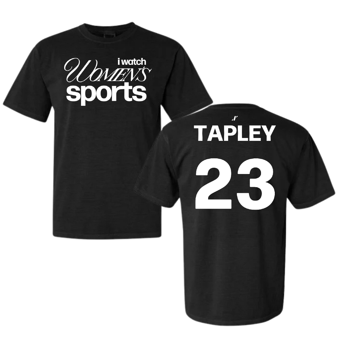 Basketball (W) Black WHM Comfort Colors Tee - #23 Gabby Tapley