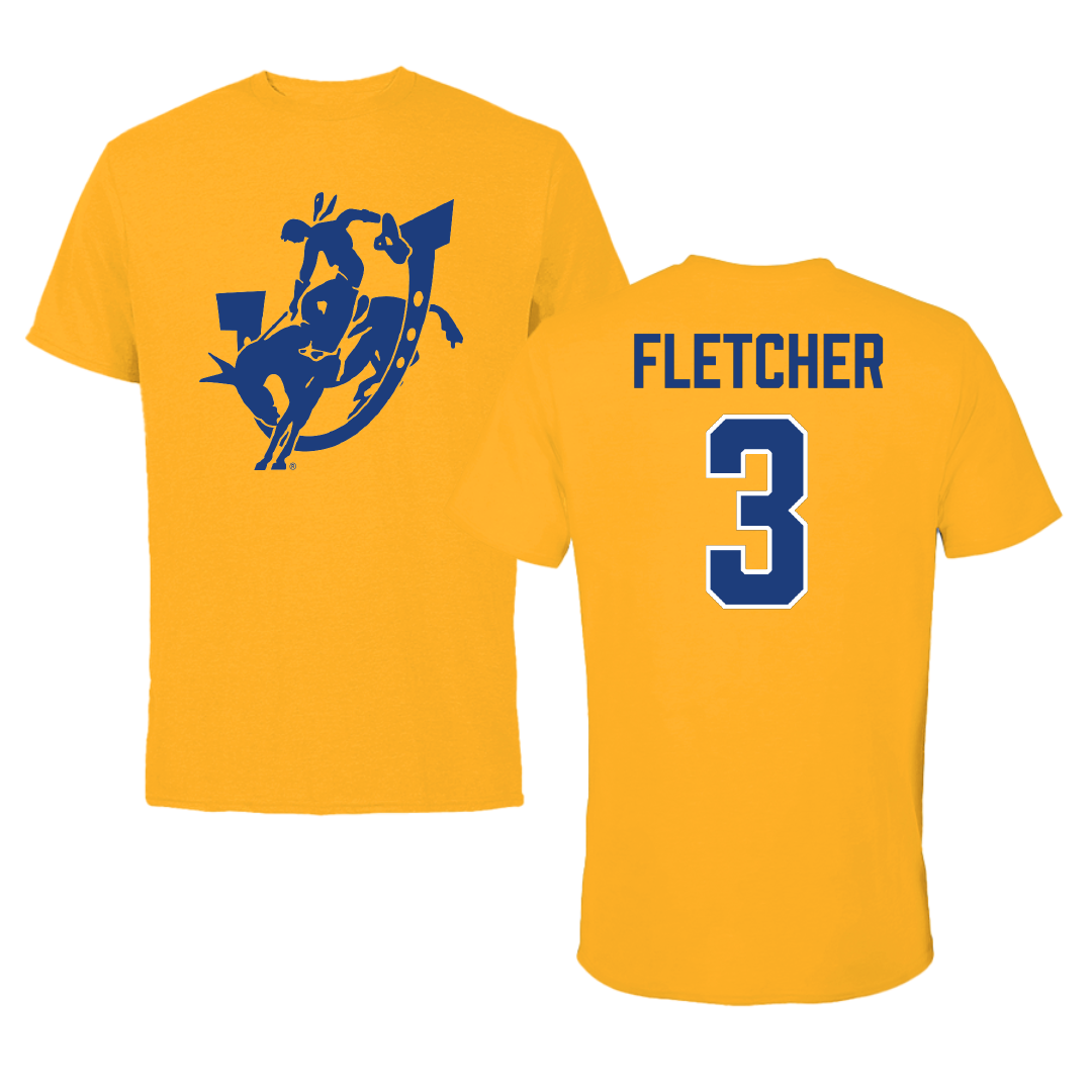 Southern Arkansas University Basketball Gold Performance Tee - #3 Shiloh Fletcher