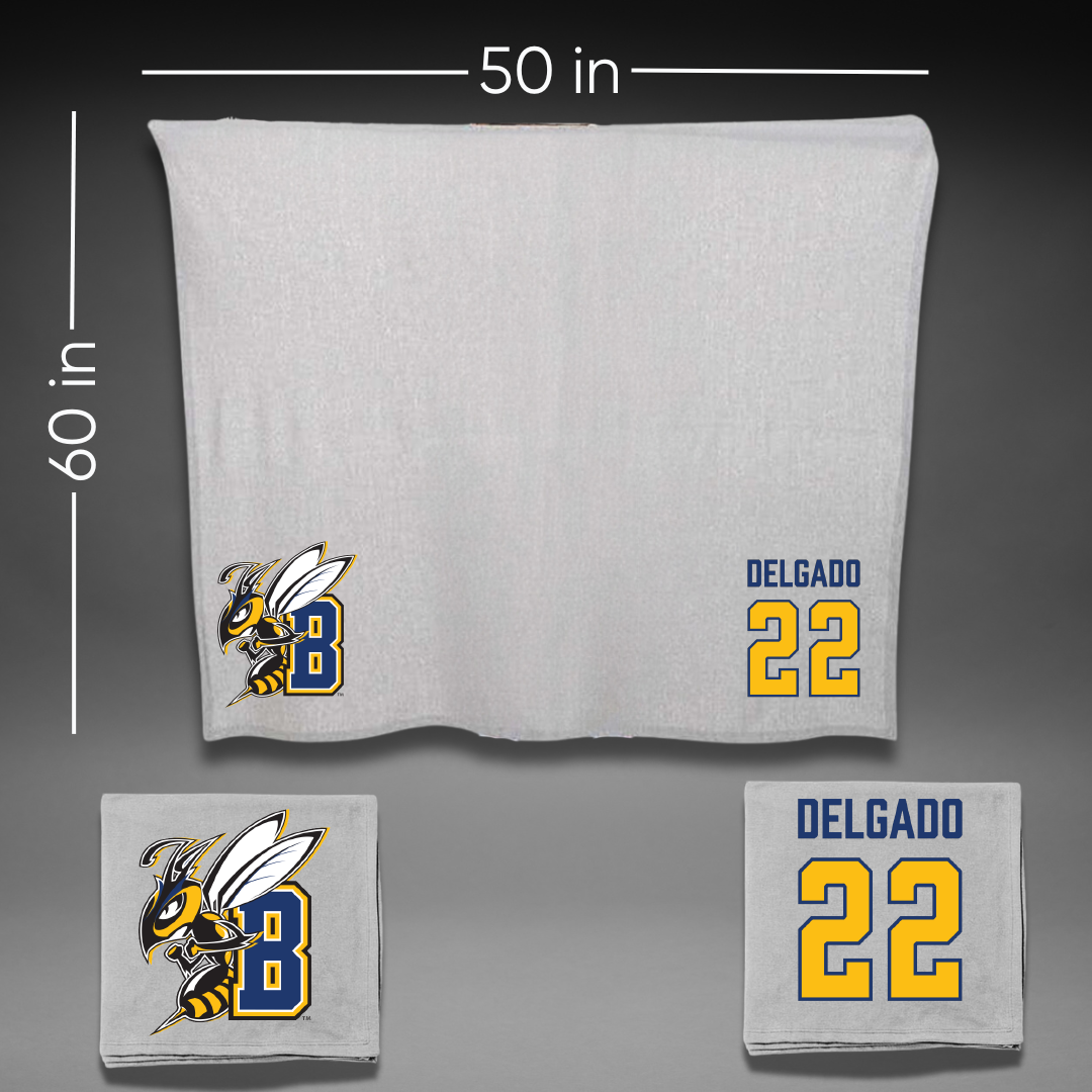 Montana State University Billings Softball Gray Blanket - #22 Lina Delgado