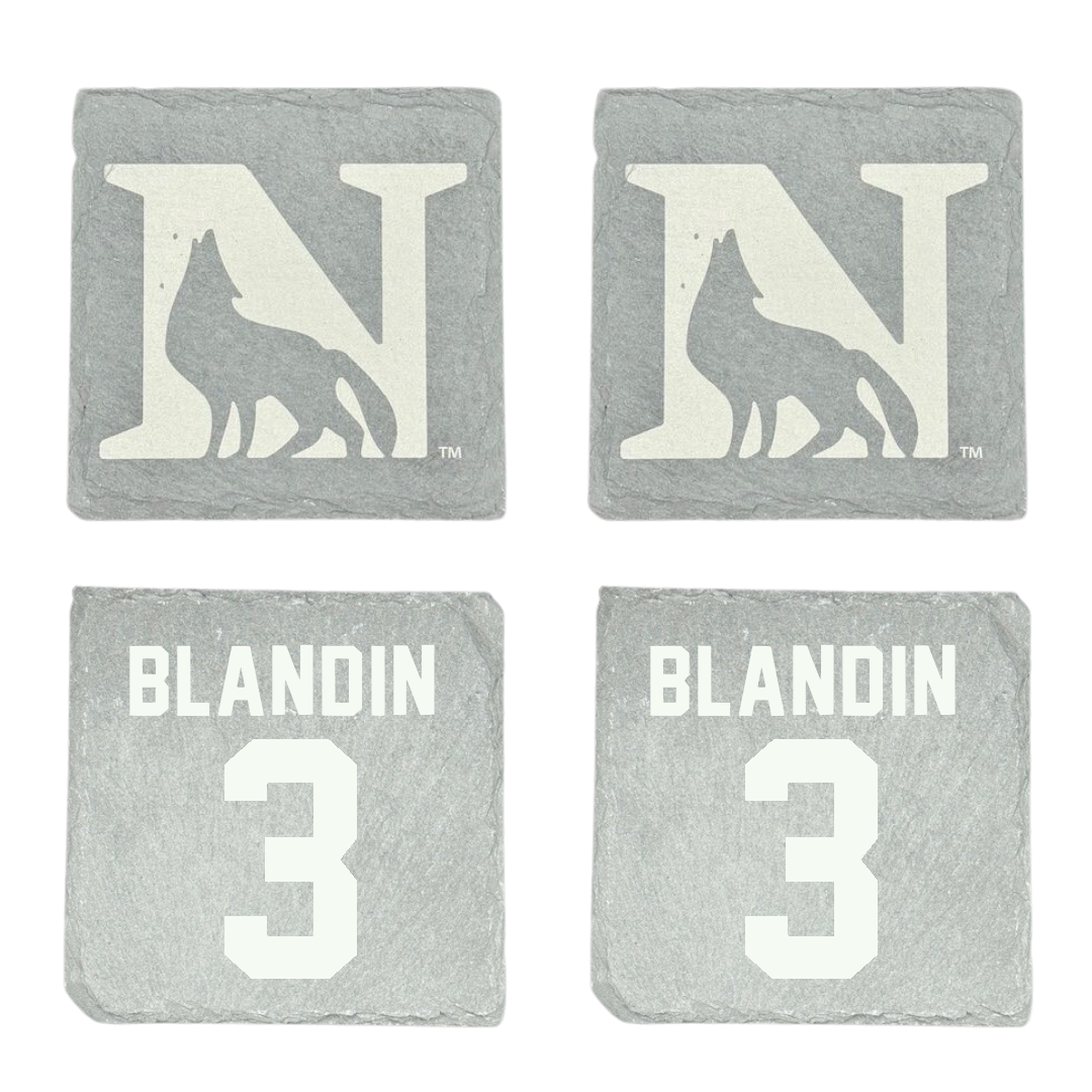 Newberry College Football Stone Coaster (4 Pack)  - #3 Jamar Blandin