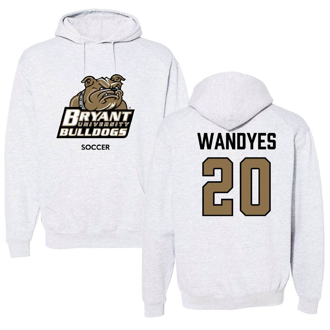 Bryant University Soccer (W) Light Gray Hoodie - #20 Kelsie Wandyes