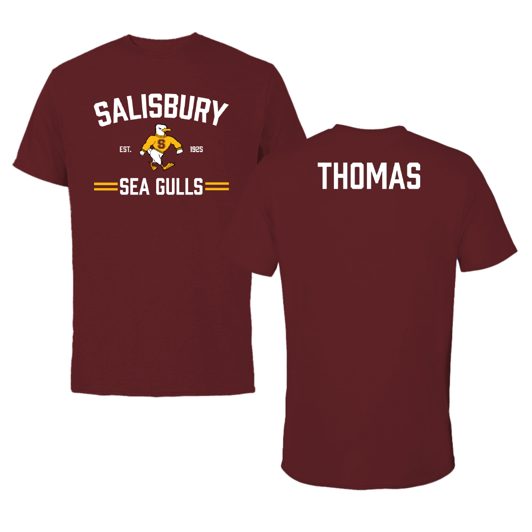 Salisbury University Golf (M) Maroon General Tee - Colton Thomas