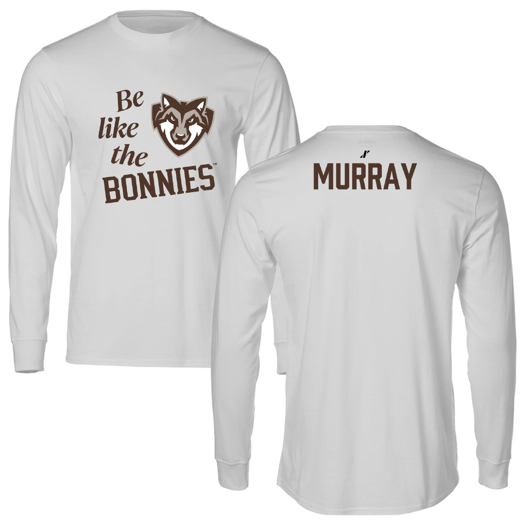 St. Bonaventure University Rugby (M) Light Gray Be Like Us Performance Long Sleeve - Kane Murray