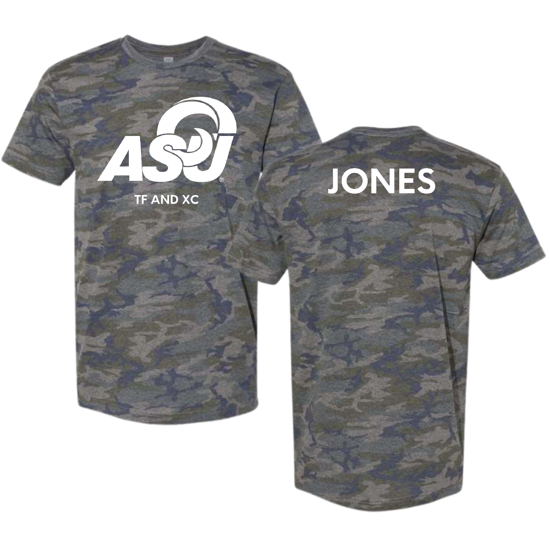 Angelo State University TF and XC Vintage Camo Tee - Briggs Jones