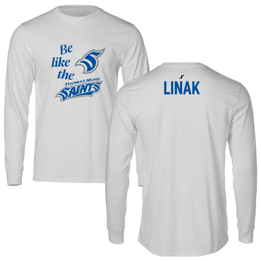 Thomas More University Wrestling (M) Light Gray Be Like Us Long Sleeve - Reid Linak