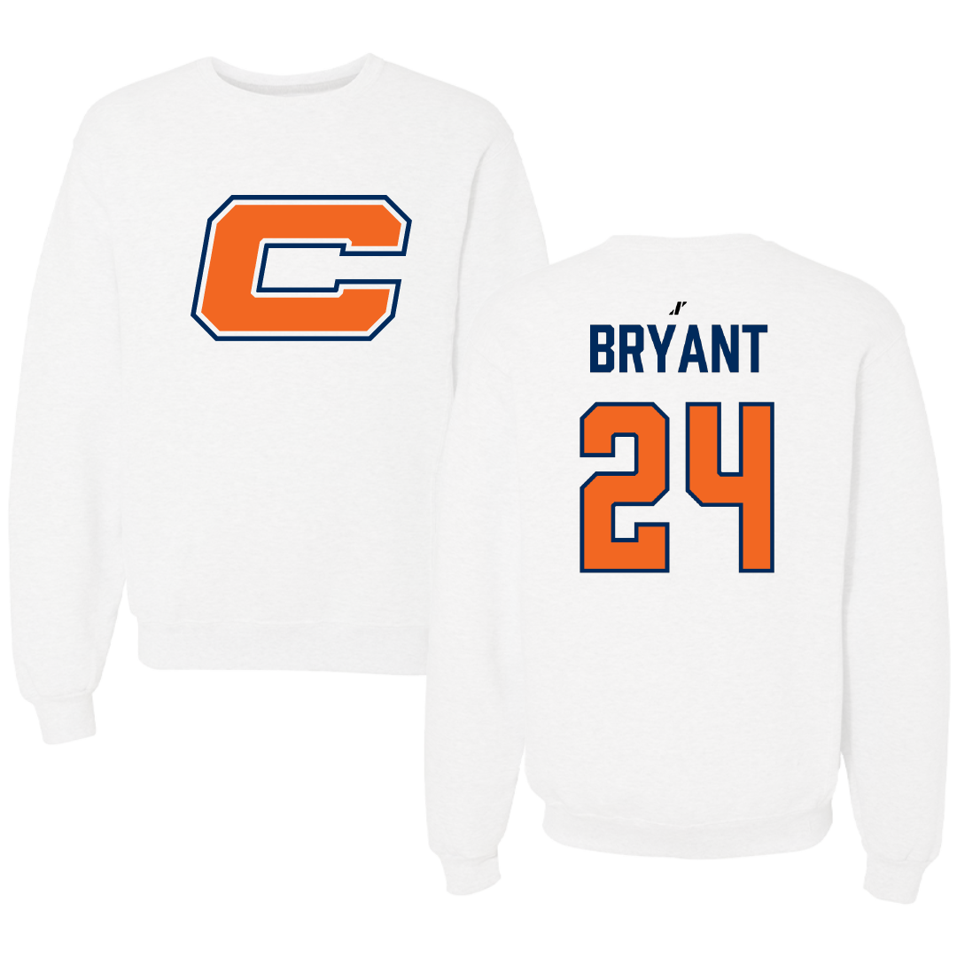 Carroll University Soccer (M) White Crewneck - #24 Espen Bryant