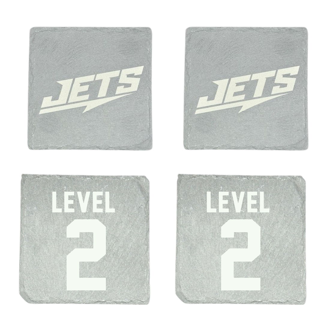 Newman University Bowling (M) Stone Coaster (4 Pack)  - #2 PJ Level